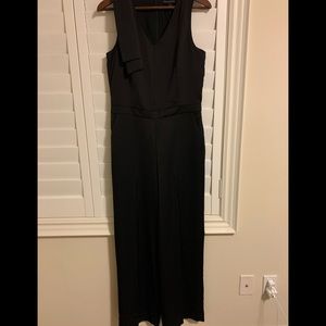 Black sleeveless jumpsuit from Banana Republic